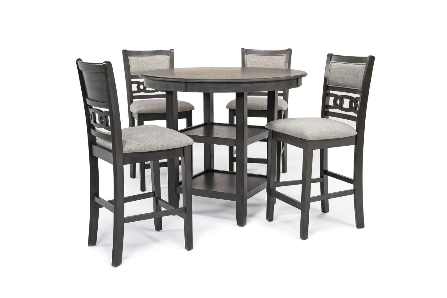 Gia Round Counter Height Dining Table & 4 Stools